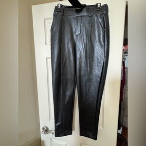 Fashion Nova Black Faux Leather Pants